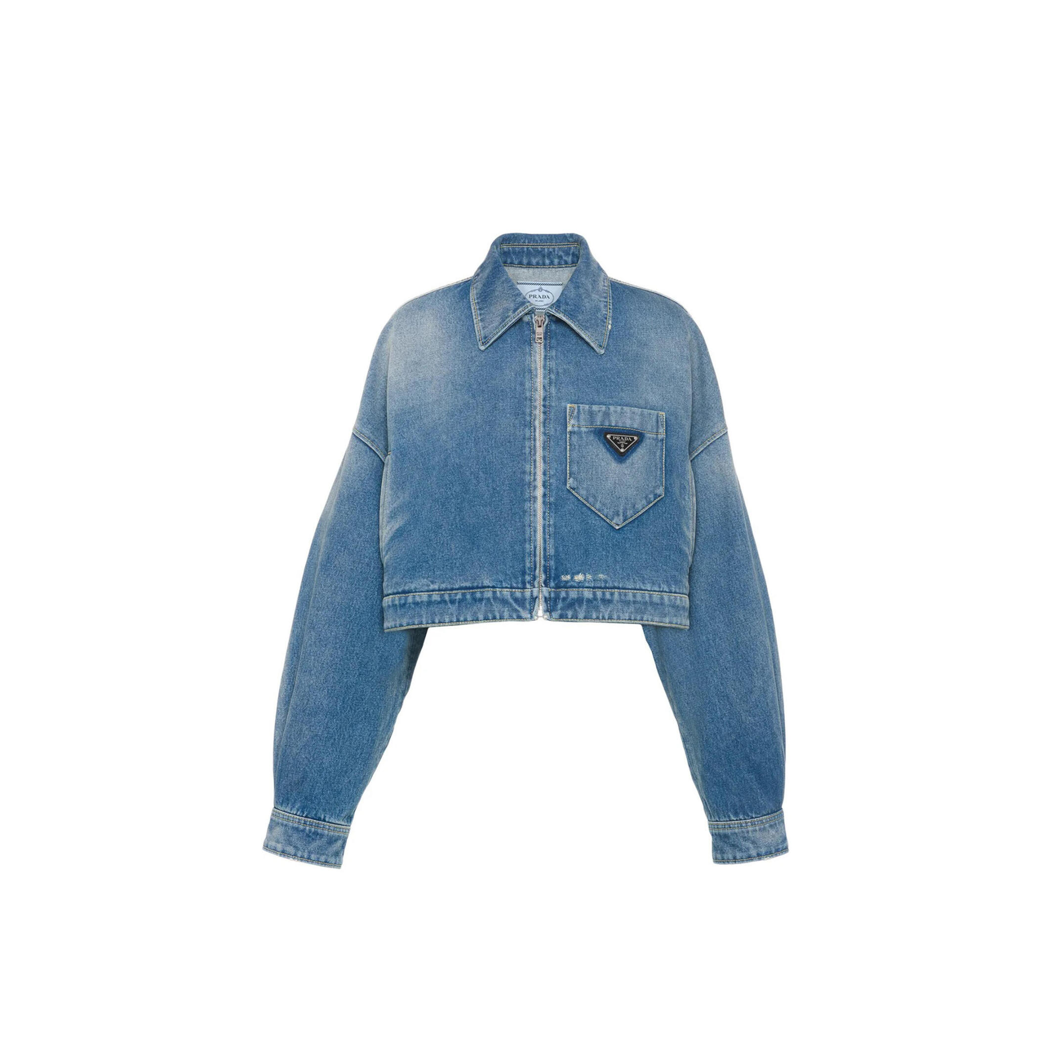 Pra*a CROPPED ORGANIC De*1m JACKET GFB279